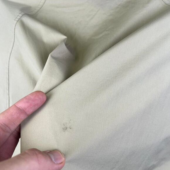 Vintage L.L.Bean GoreTex StomAway Tan Rain Jacket Size L - Picture 6 of 8